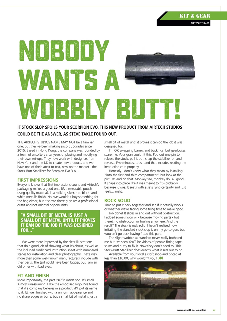 Airsoft Action Preview Pages