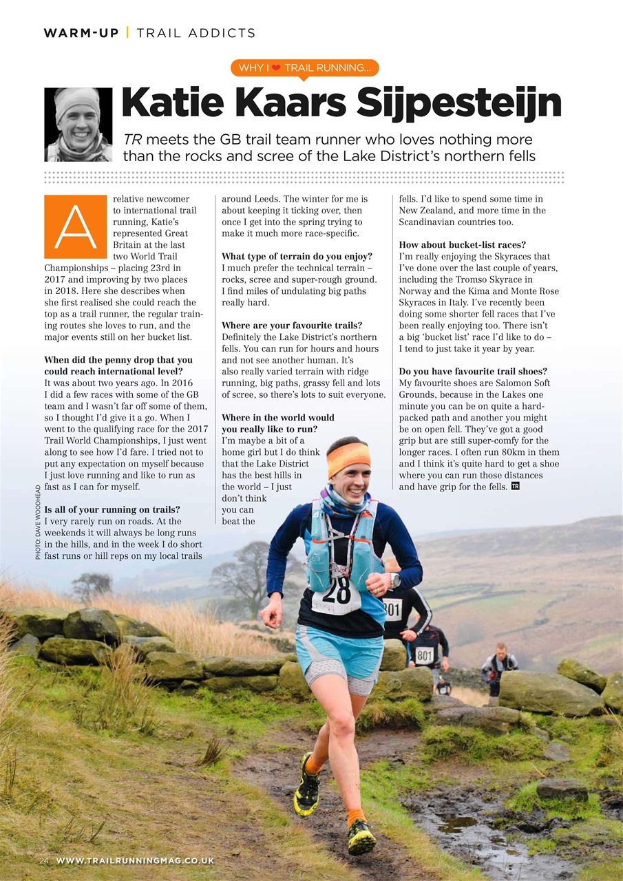 Trail Running Preview Pages