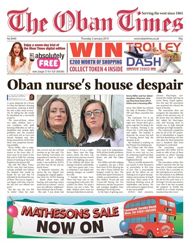 The Oban Times & Lochaber Times issue 3rd January 2019