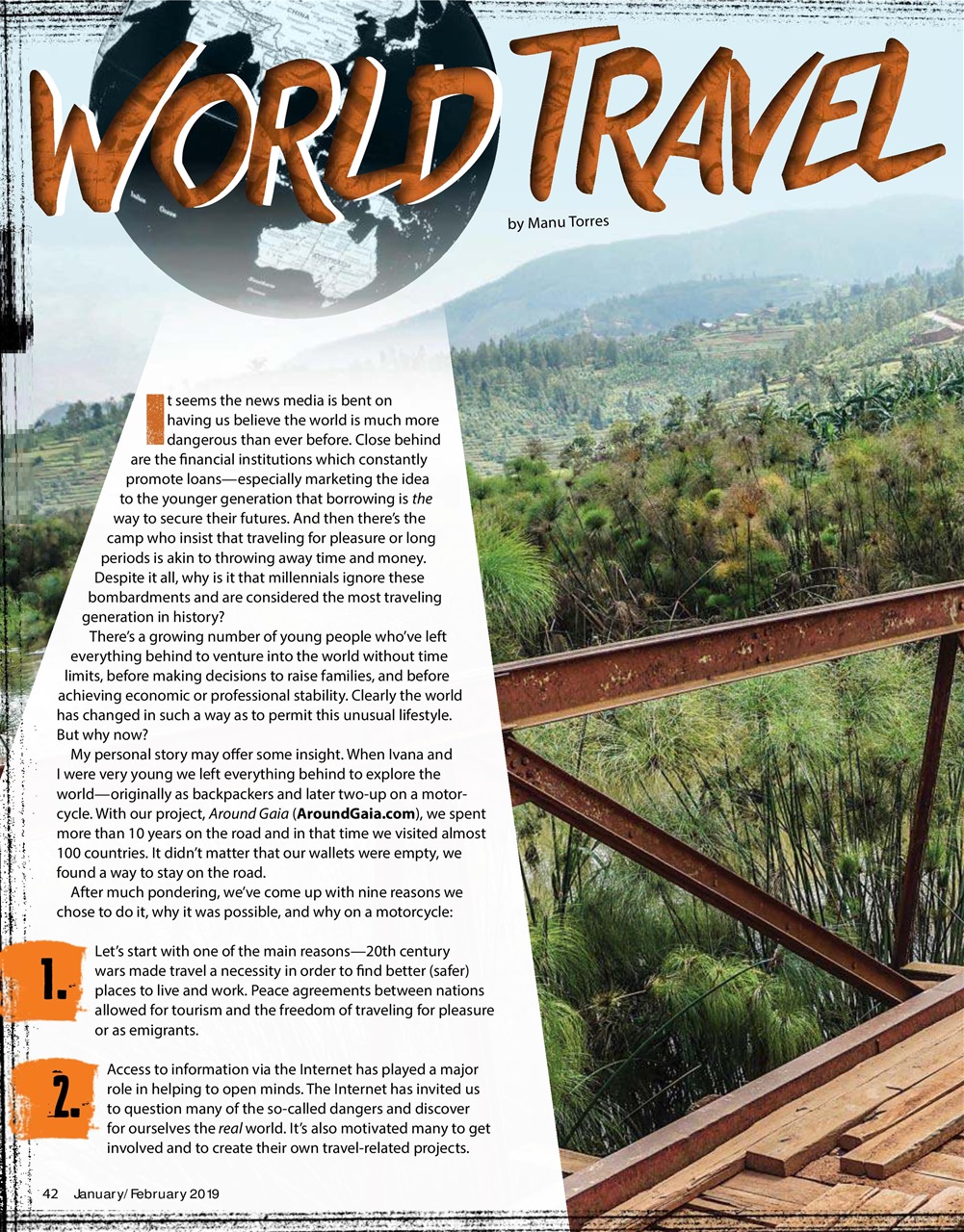 Adventure Motorcycle Preview Pages
