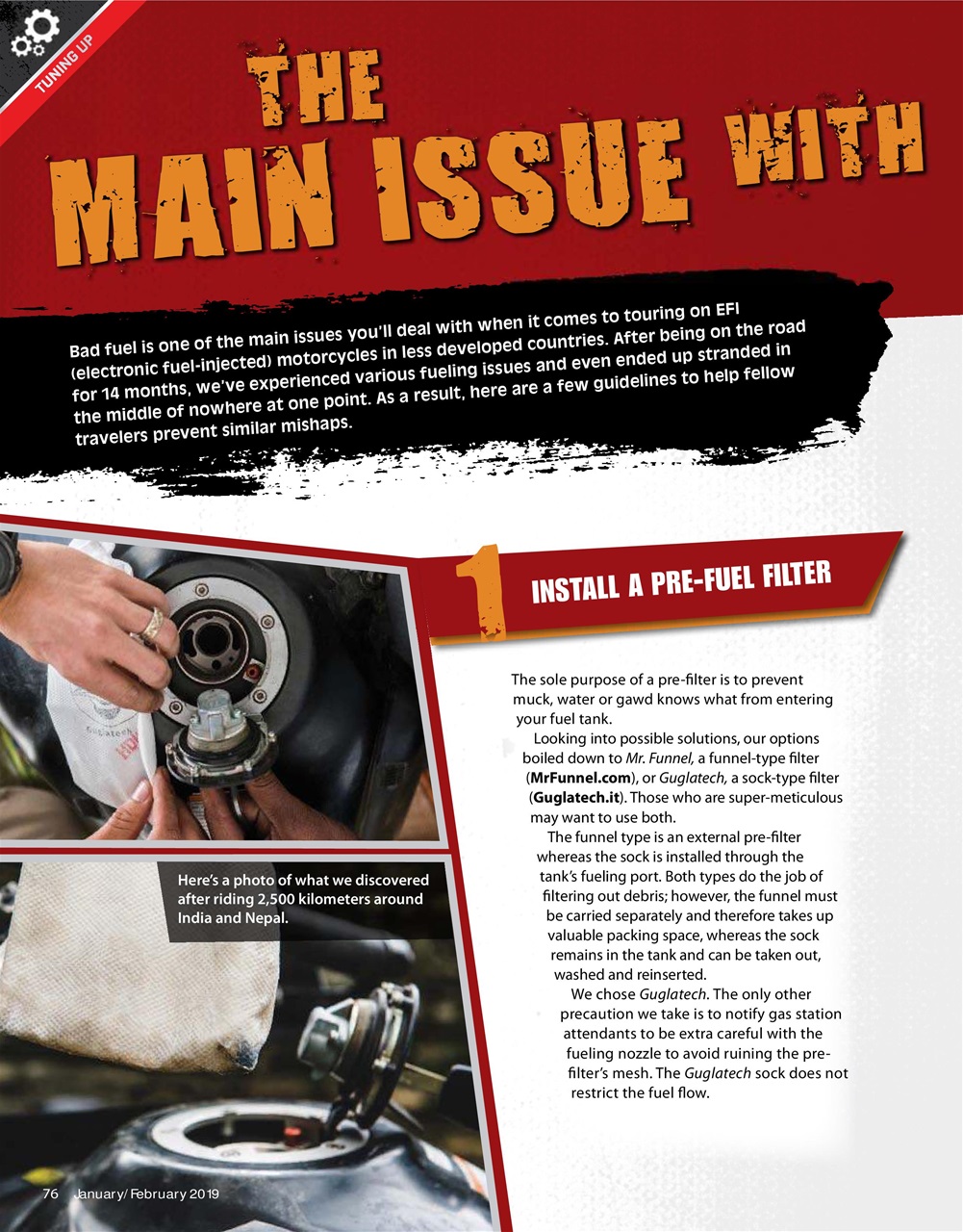 Adventure Motorcycle Preview Pages
