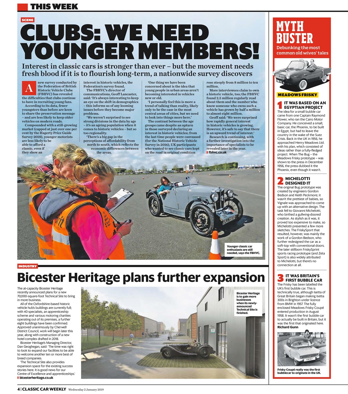 Classic Car Weekly Preview Pages