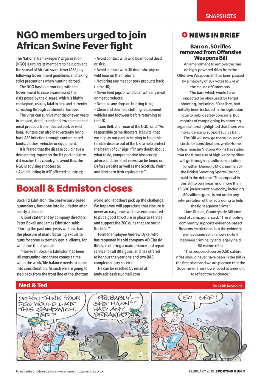 Sporting Gun Preview Pages