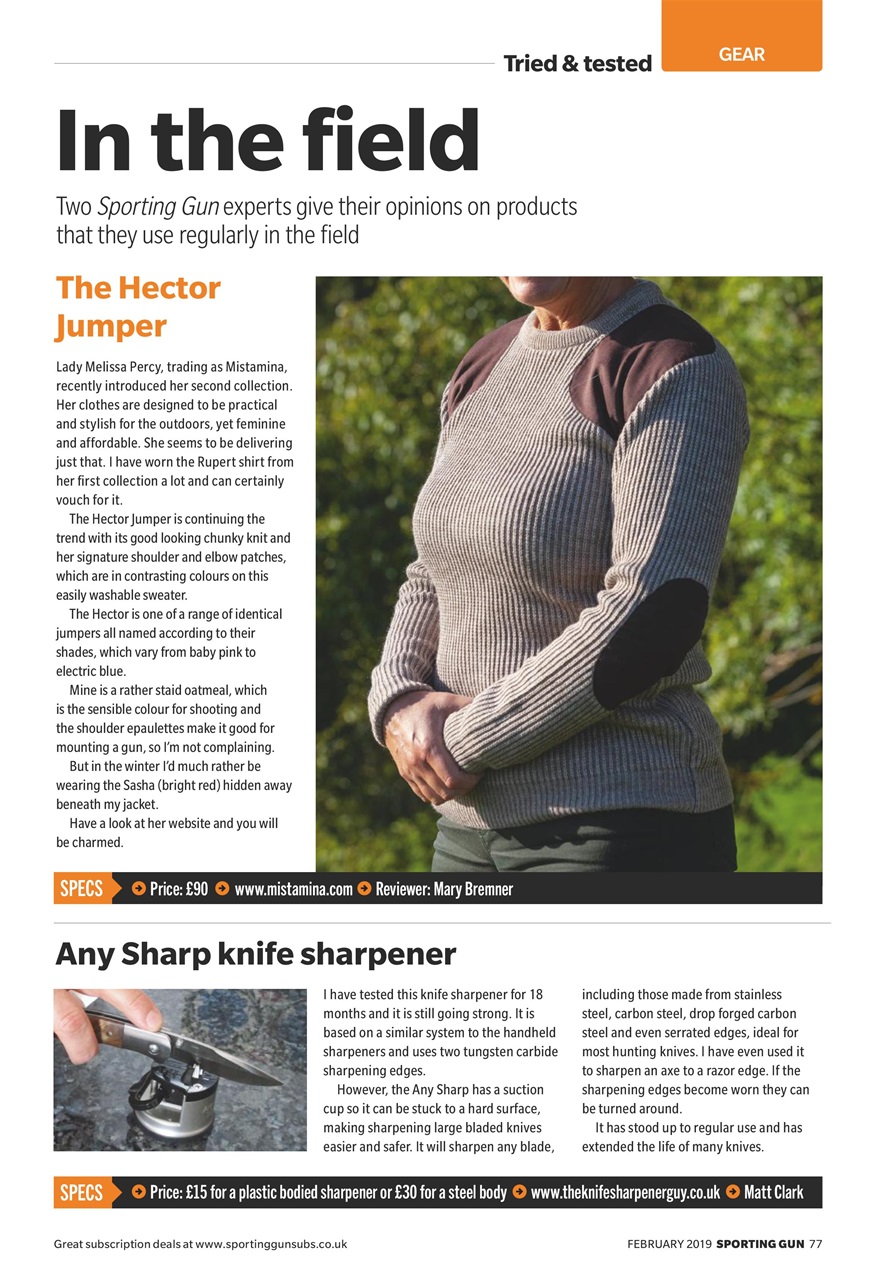 Sporting Gun Preview Pages