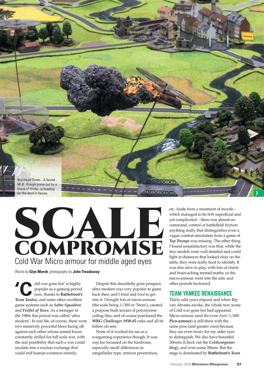 Miniature Wargames Preview Pages
