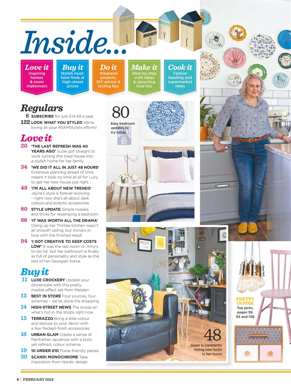 Style at Home Preview Pages