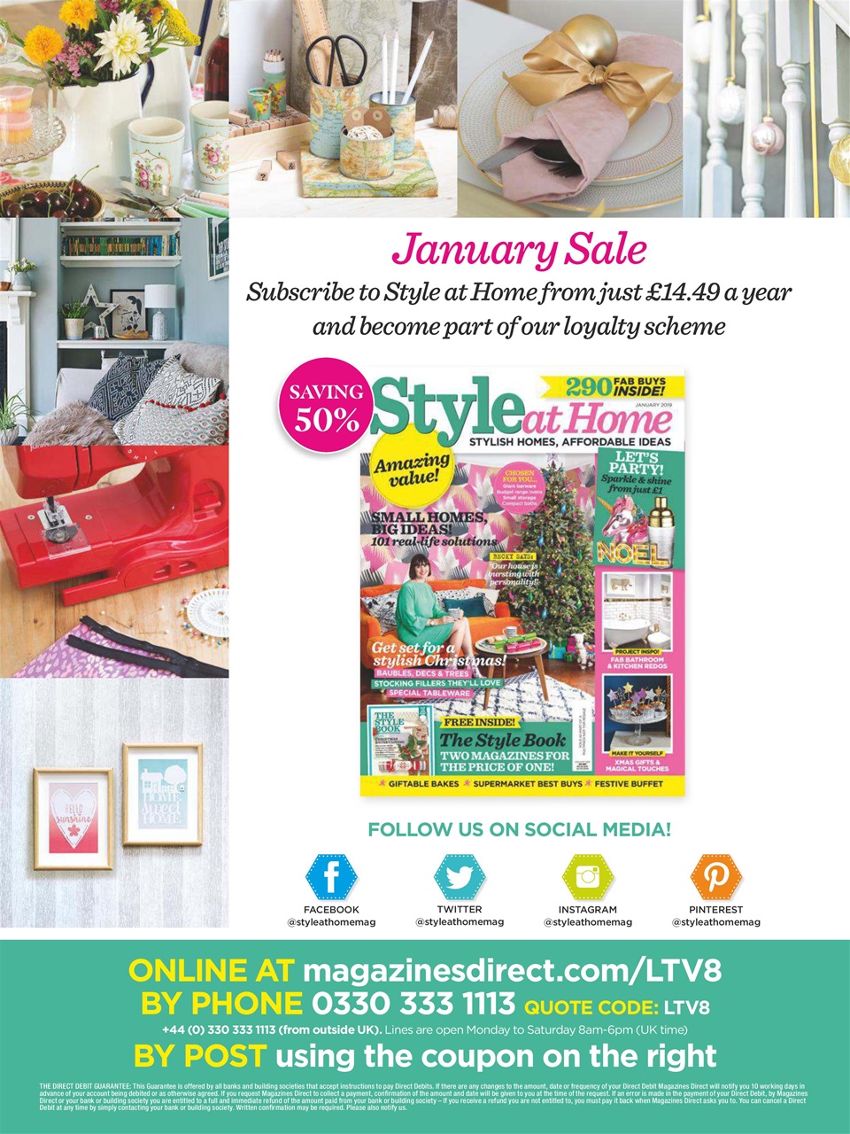 Style at Home Preview Pages
