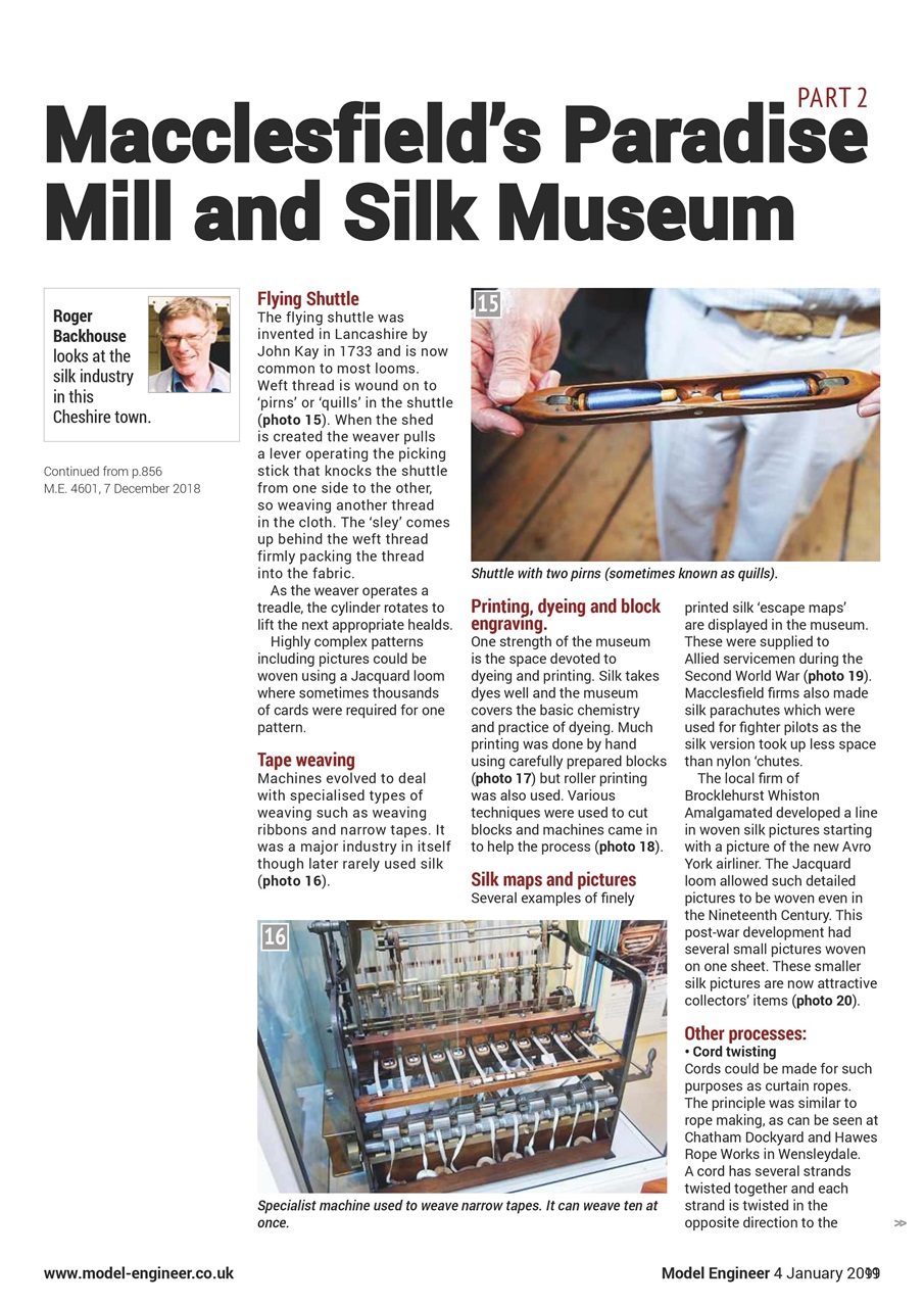 Model Engineer Preview Pages