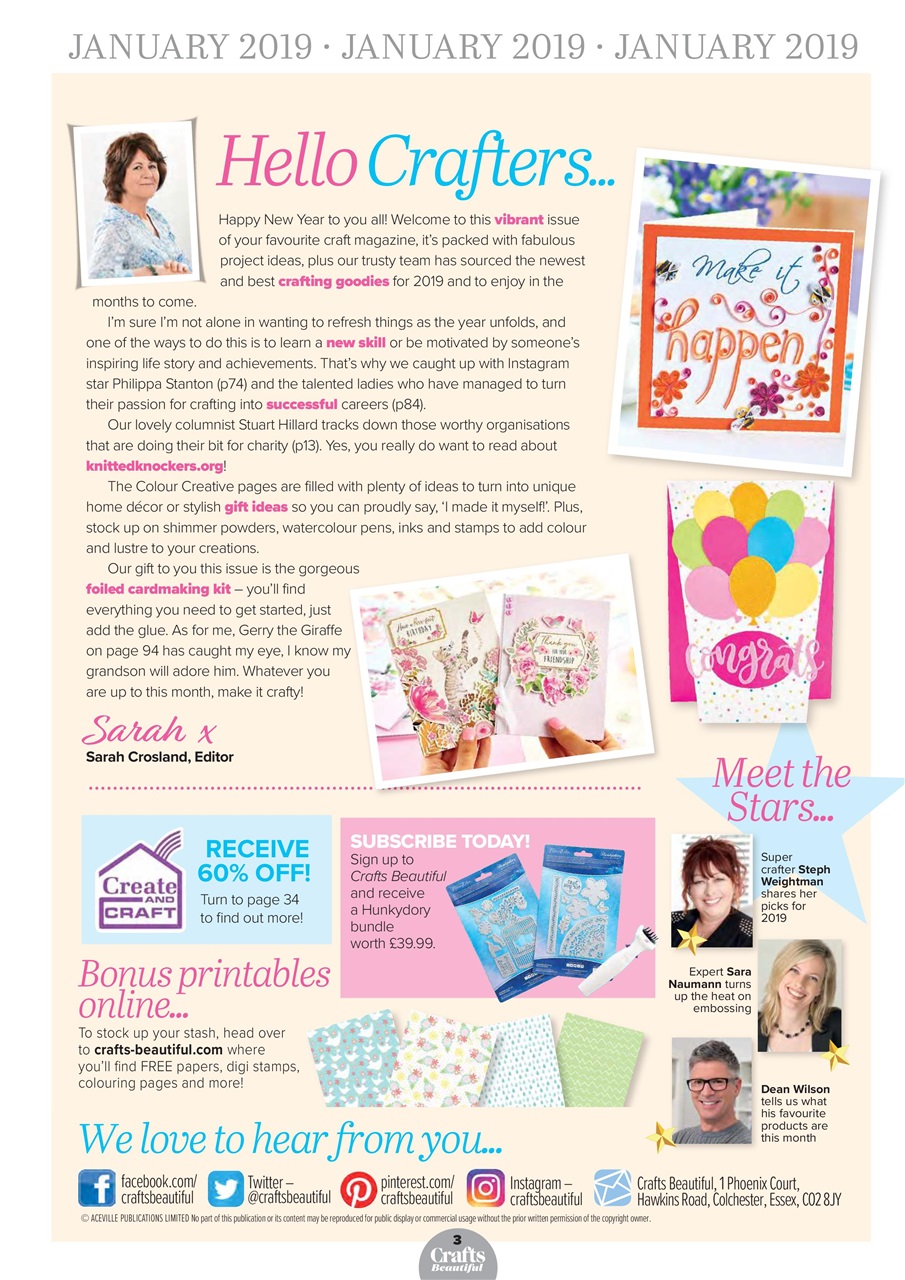 Crafts Beautiful Preview Pages