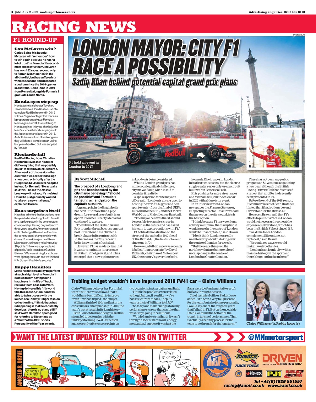 Motorsport News Preview Pages