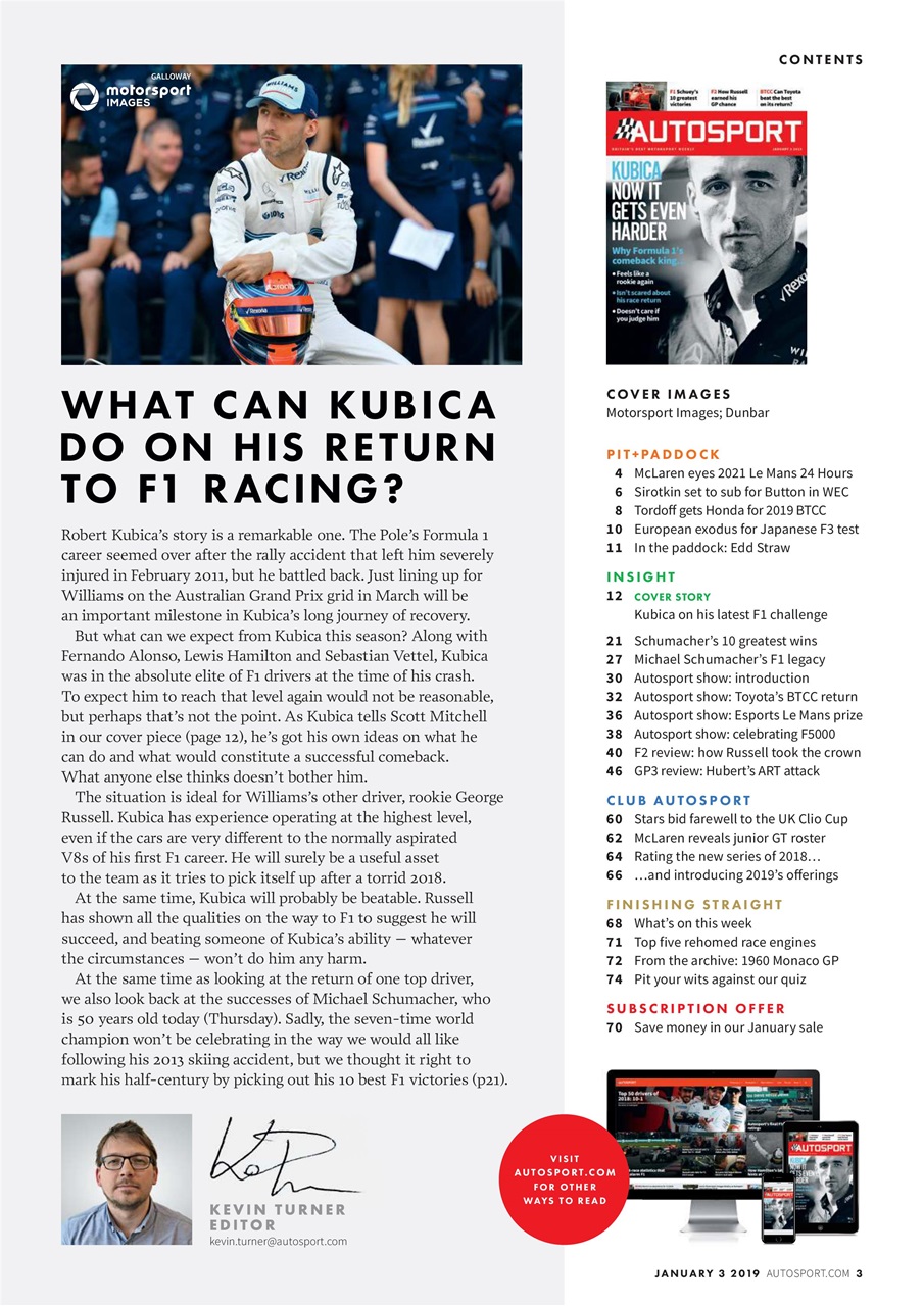 Autosport Preview Pages