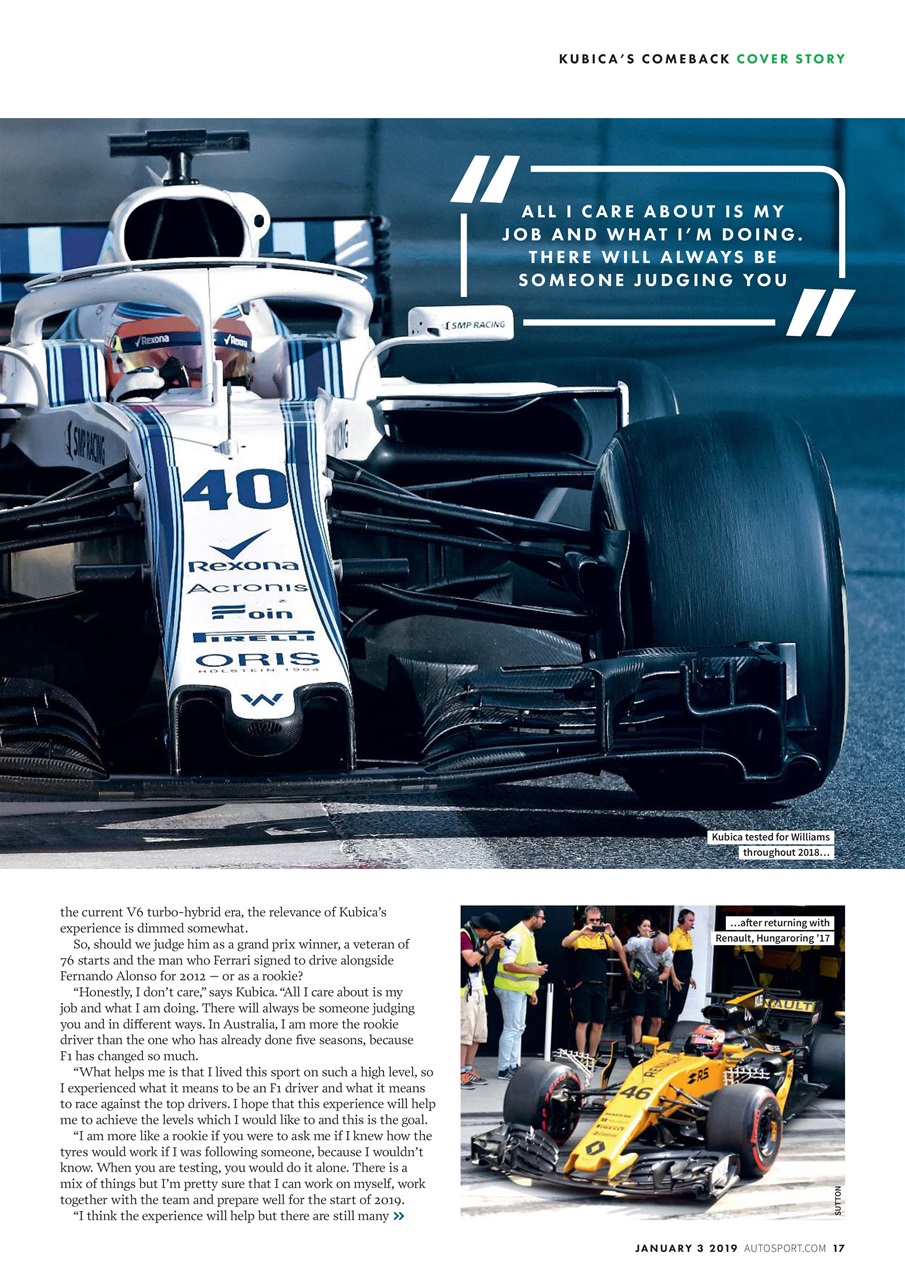 Autosport Preview Pages