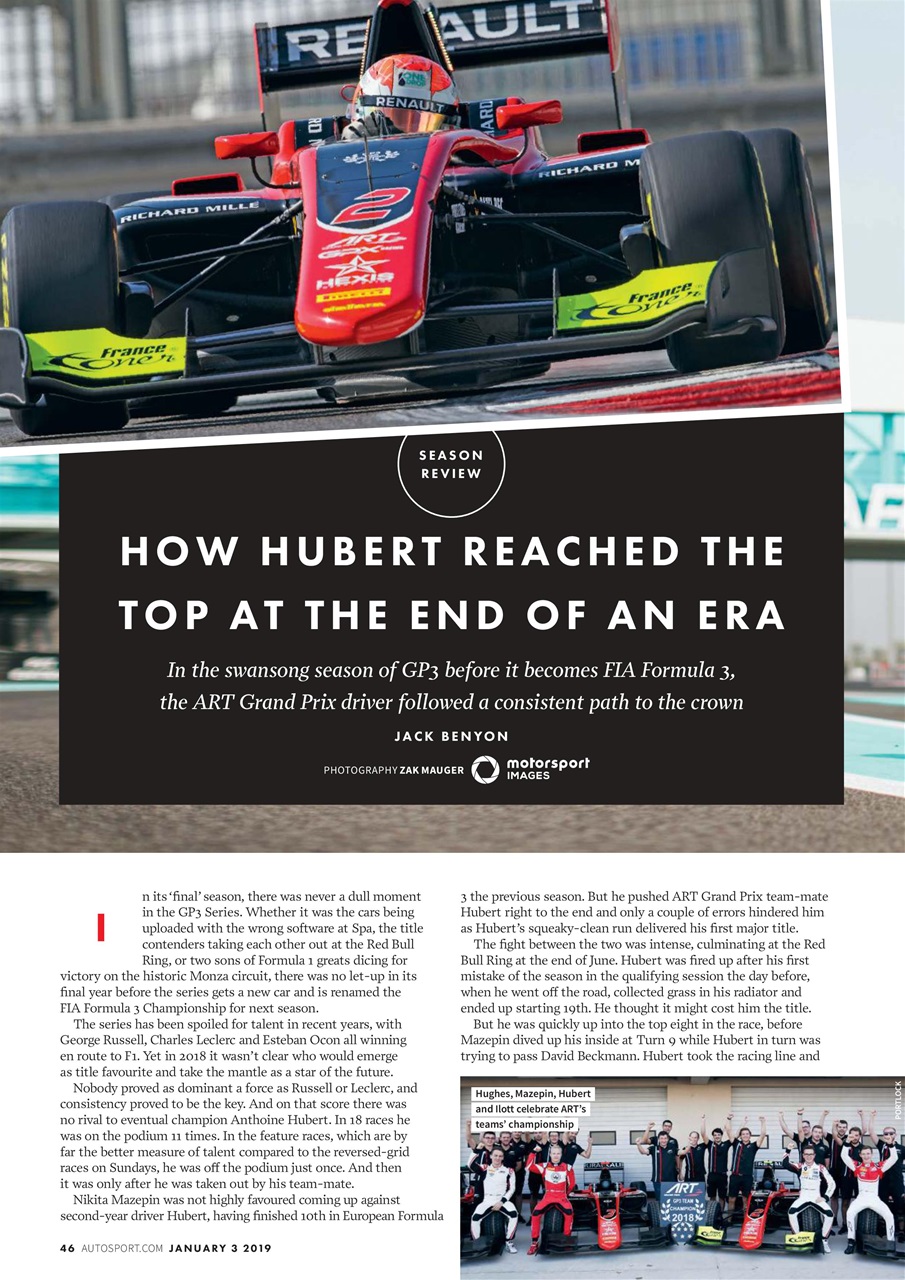 Autosport Preview Pages