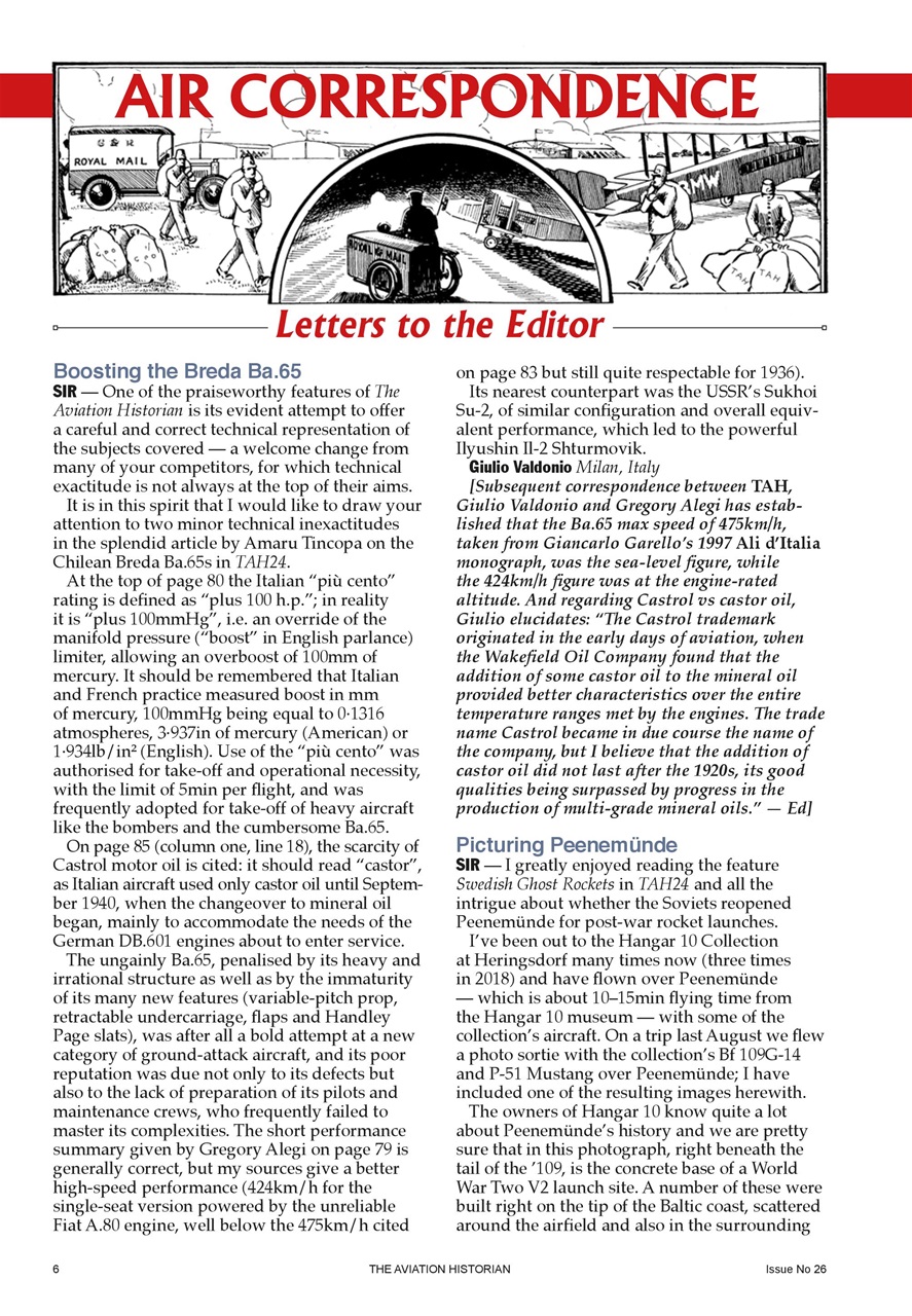 The Aviation Historian Magazine Preview Pages