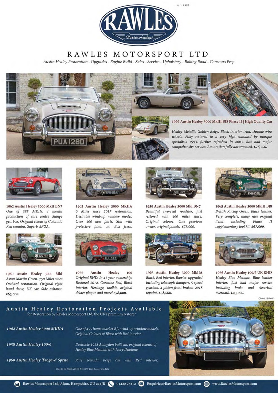 Classic Motoring Preview Pages