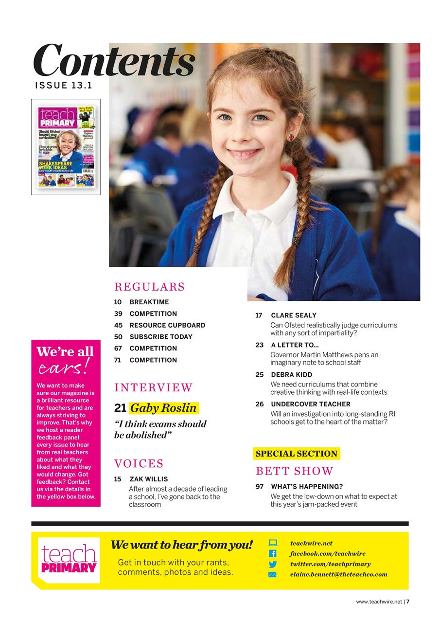 Teach Primary Preview Pages