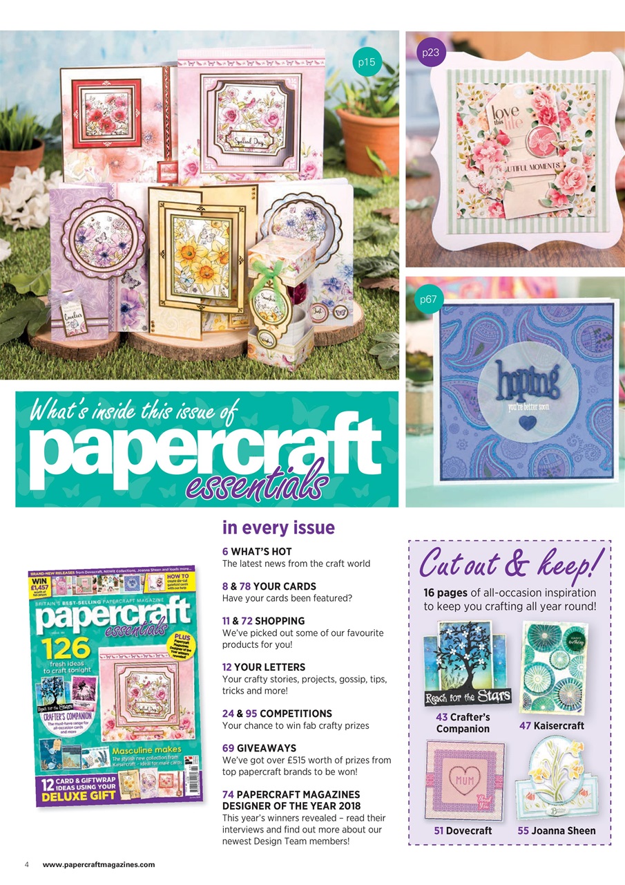 Papercraft Essentials Preview Pages