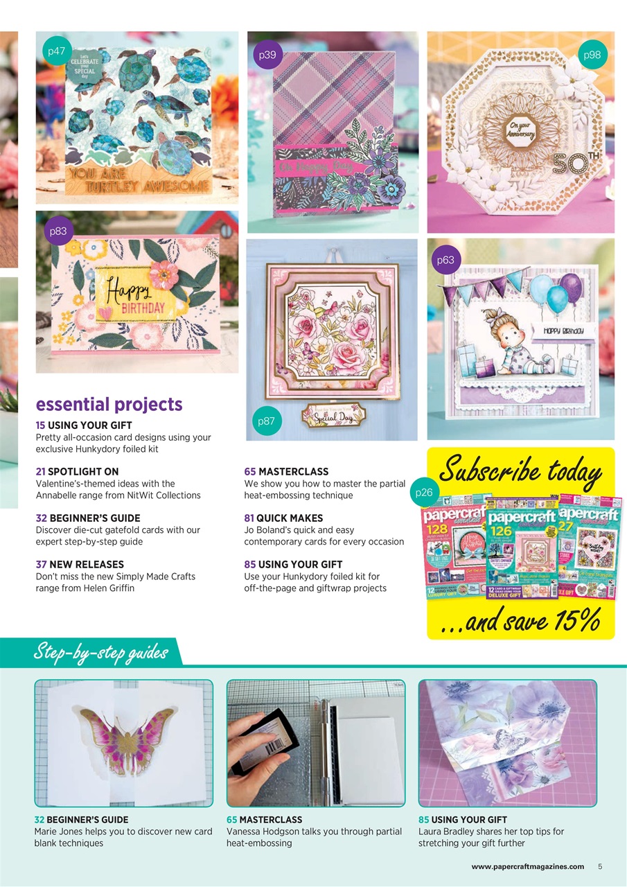 Papercraft Essentials Preview Pages