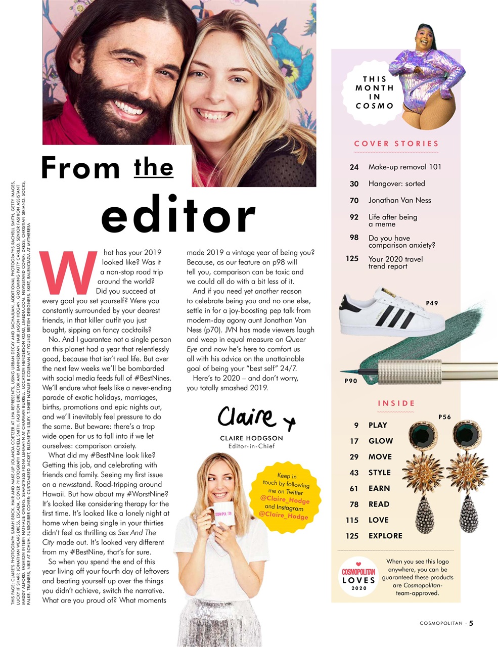 Cosmopolitan Preview Pages