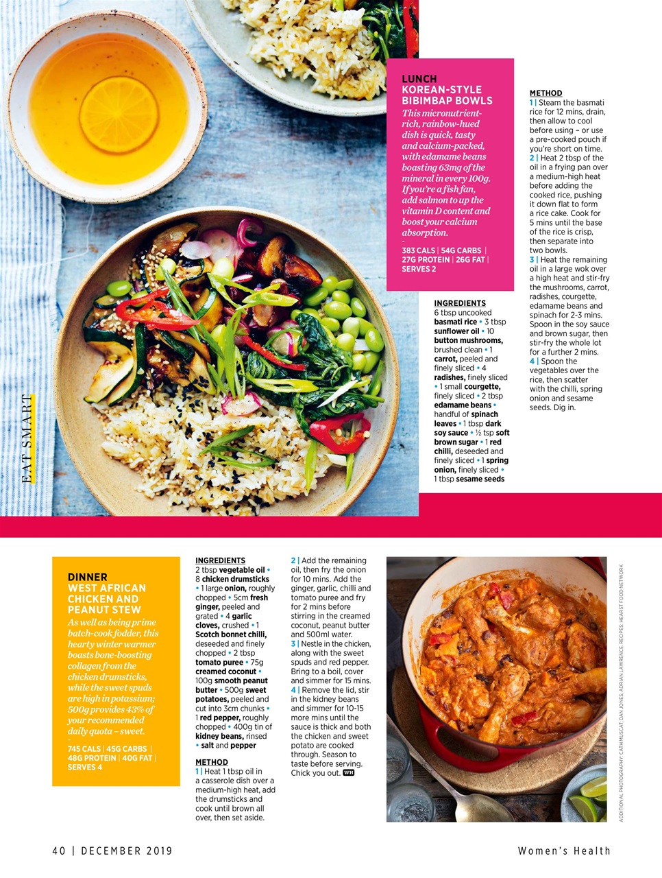Women's Health Preview Pages