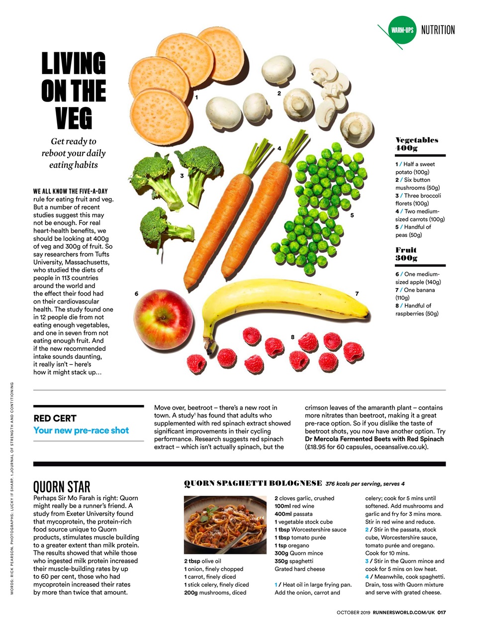 Runner's World Preview Pages