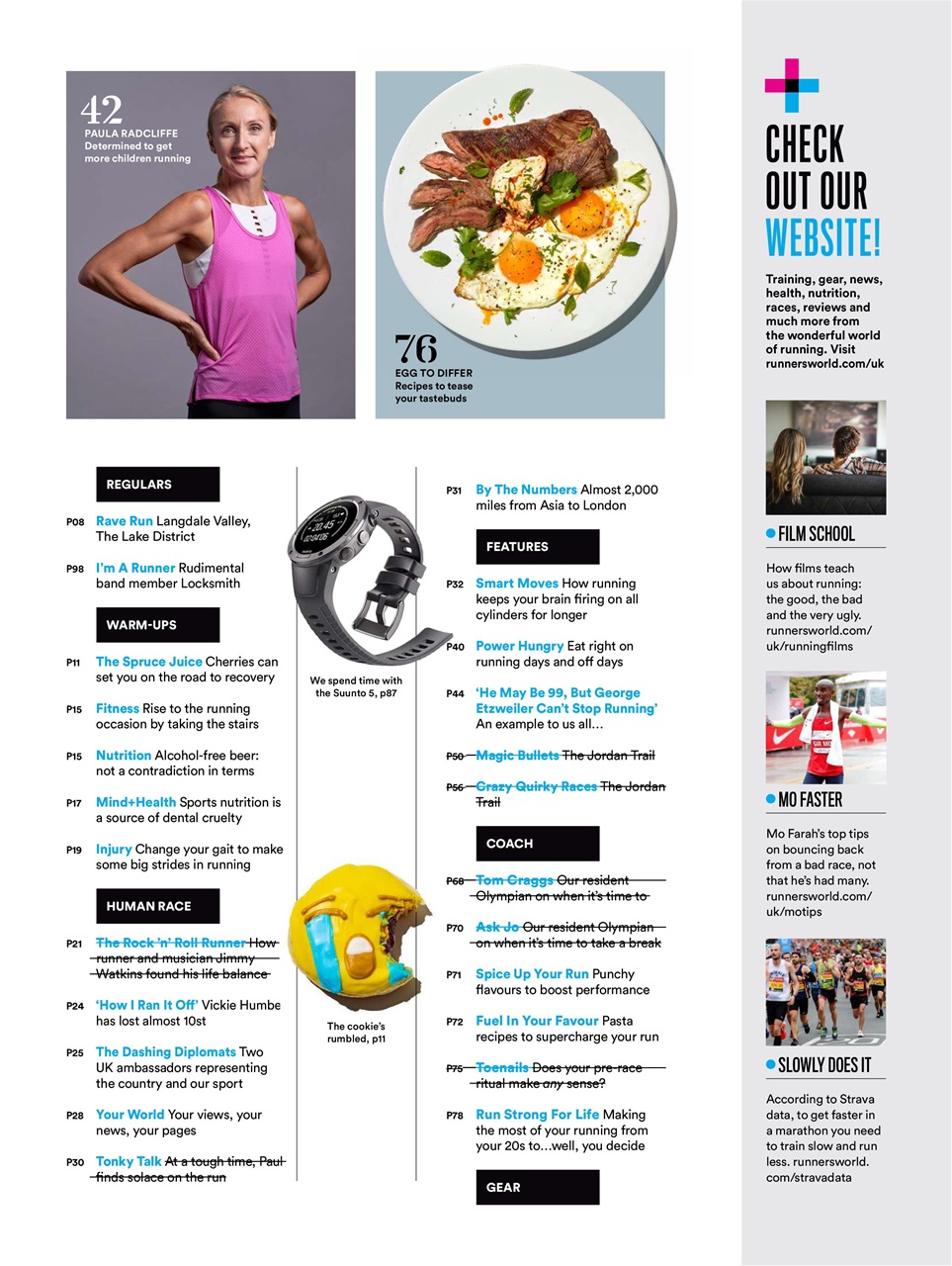 Runner's World Preview Pages