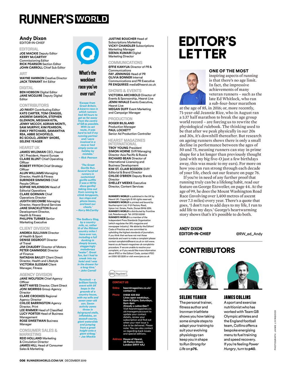 Runner's World Preview Pages