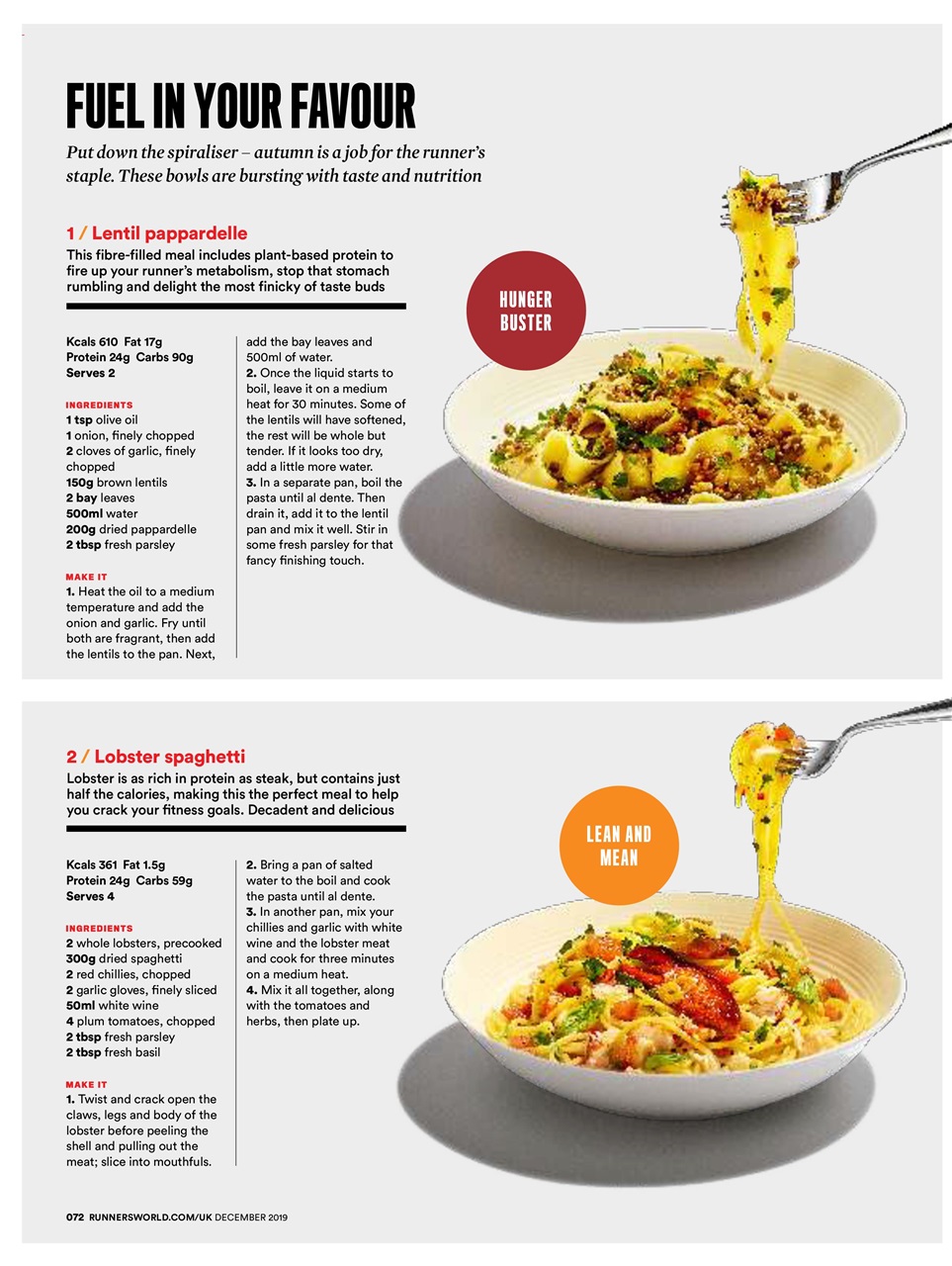 Runner's World Preview Pages