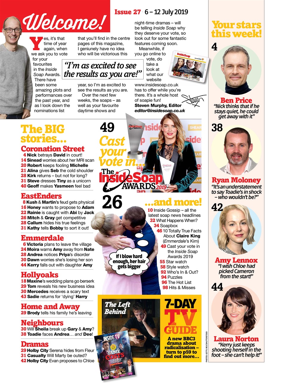 Inside Soap Preview Pages