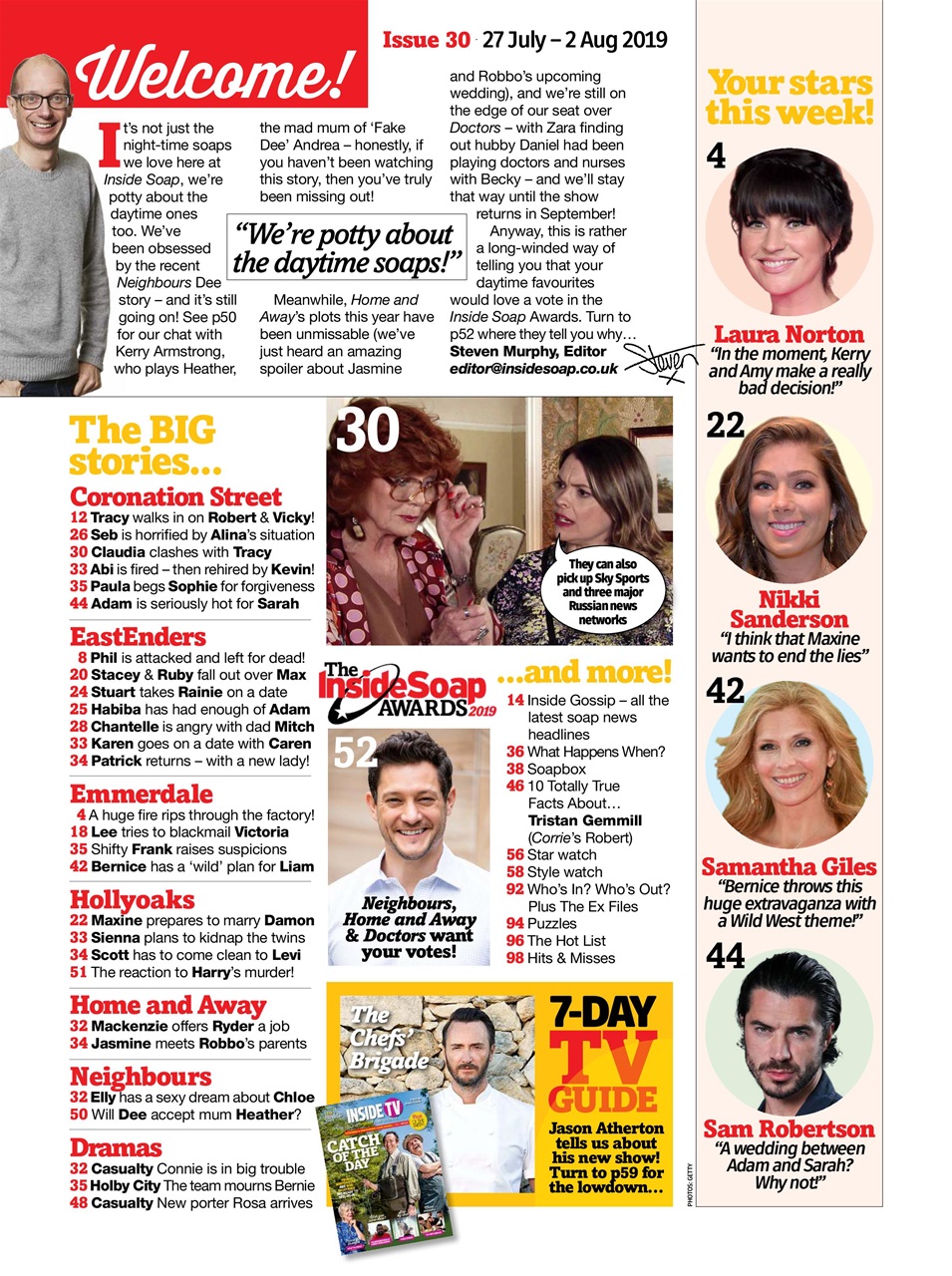 Inside Soap Preview Pages
