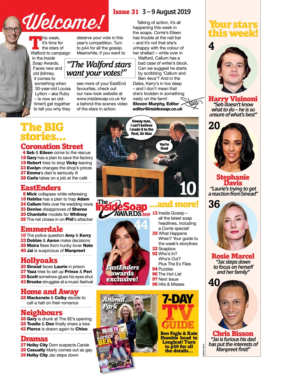 Inside Soap Preview Pages