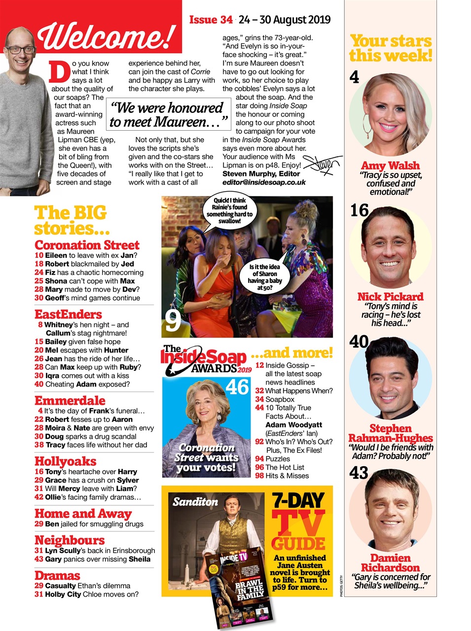 Inside Soap Preview Pages