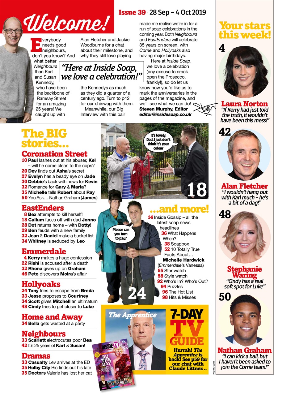 Inside Soap Preview Pages