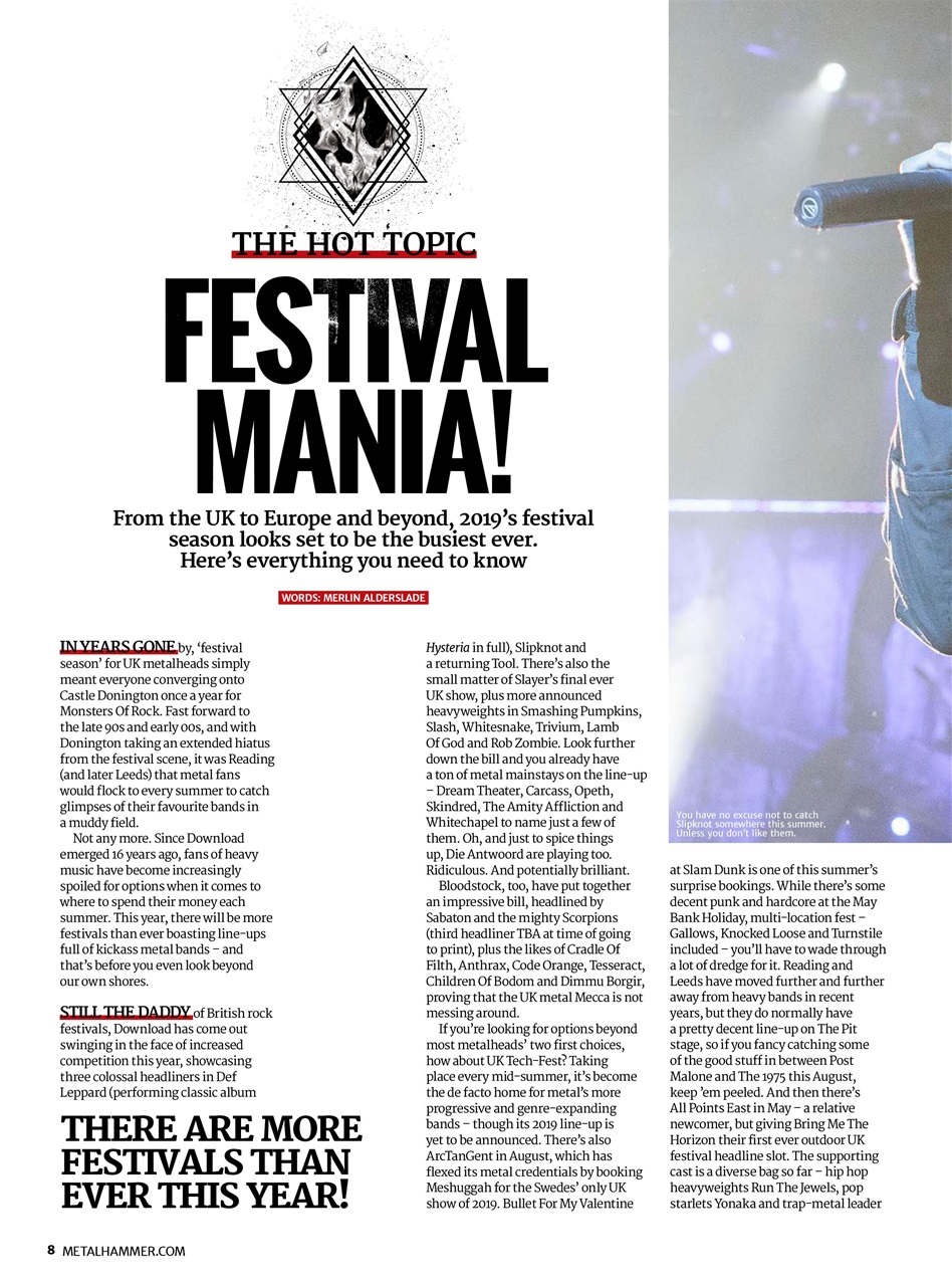 Metal Hammer Preview Pages