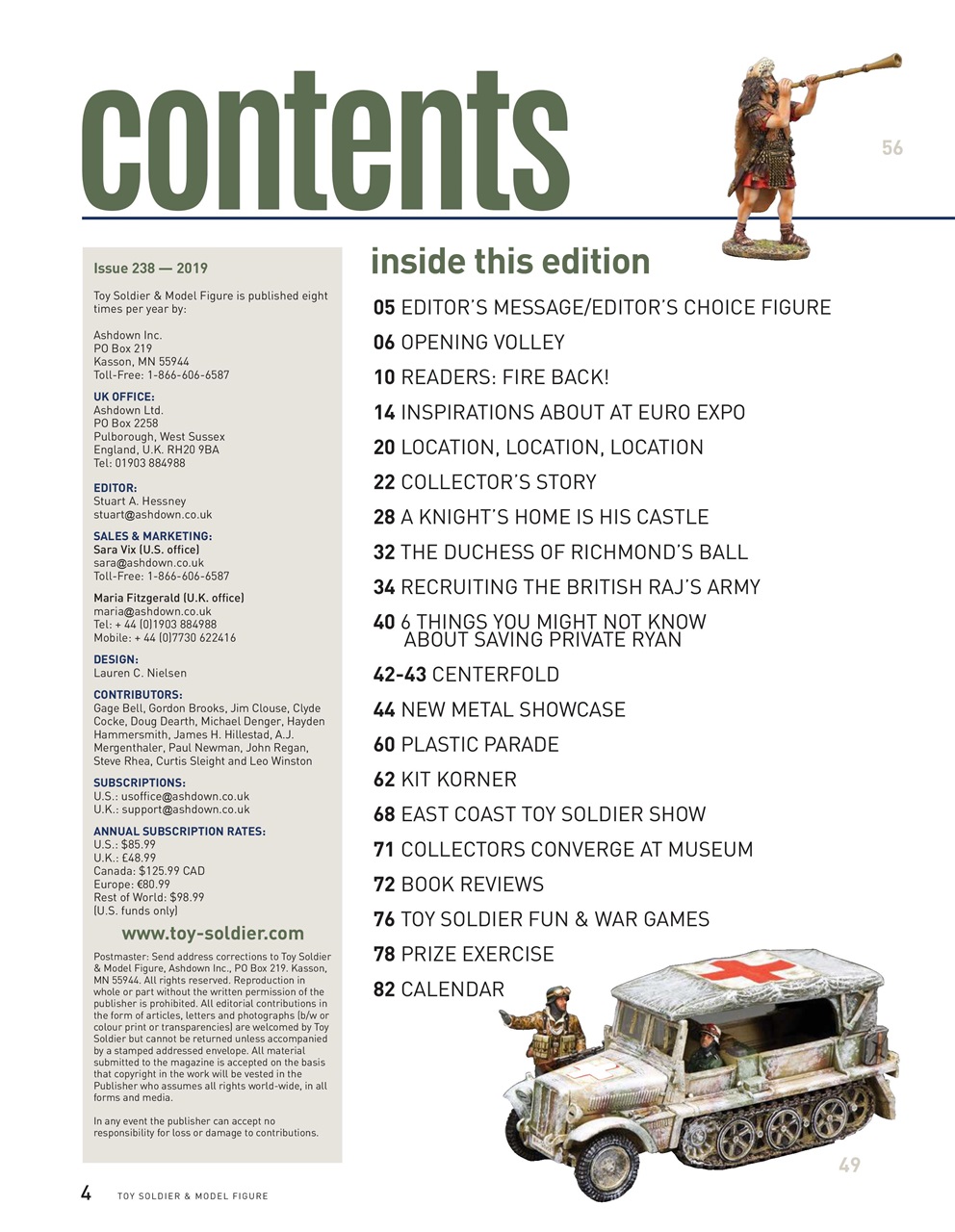 Toy Soldier & Model Figure Preview Pages