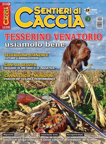 SENTIERI DI CACCIA issue Gennaio 2019