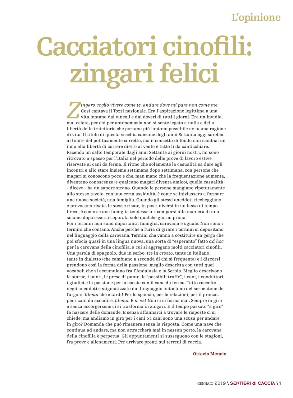SENTIERI DI CACCIA Preview Pages