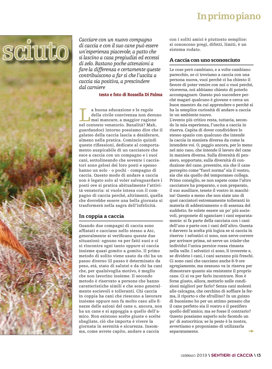 SENTIERI DI CACCIA Preview Pages