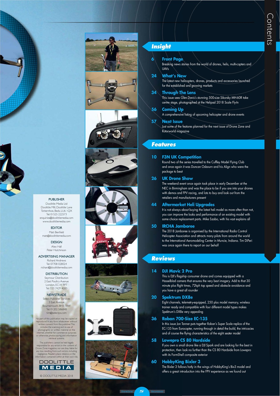 Radio Control DroneZone Preview Pages