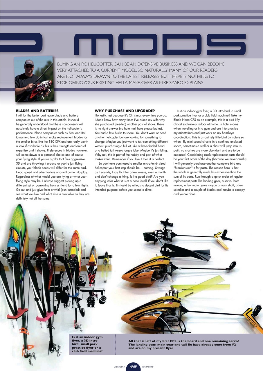 Radio Control Rotor World Preview Pages