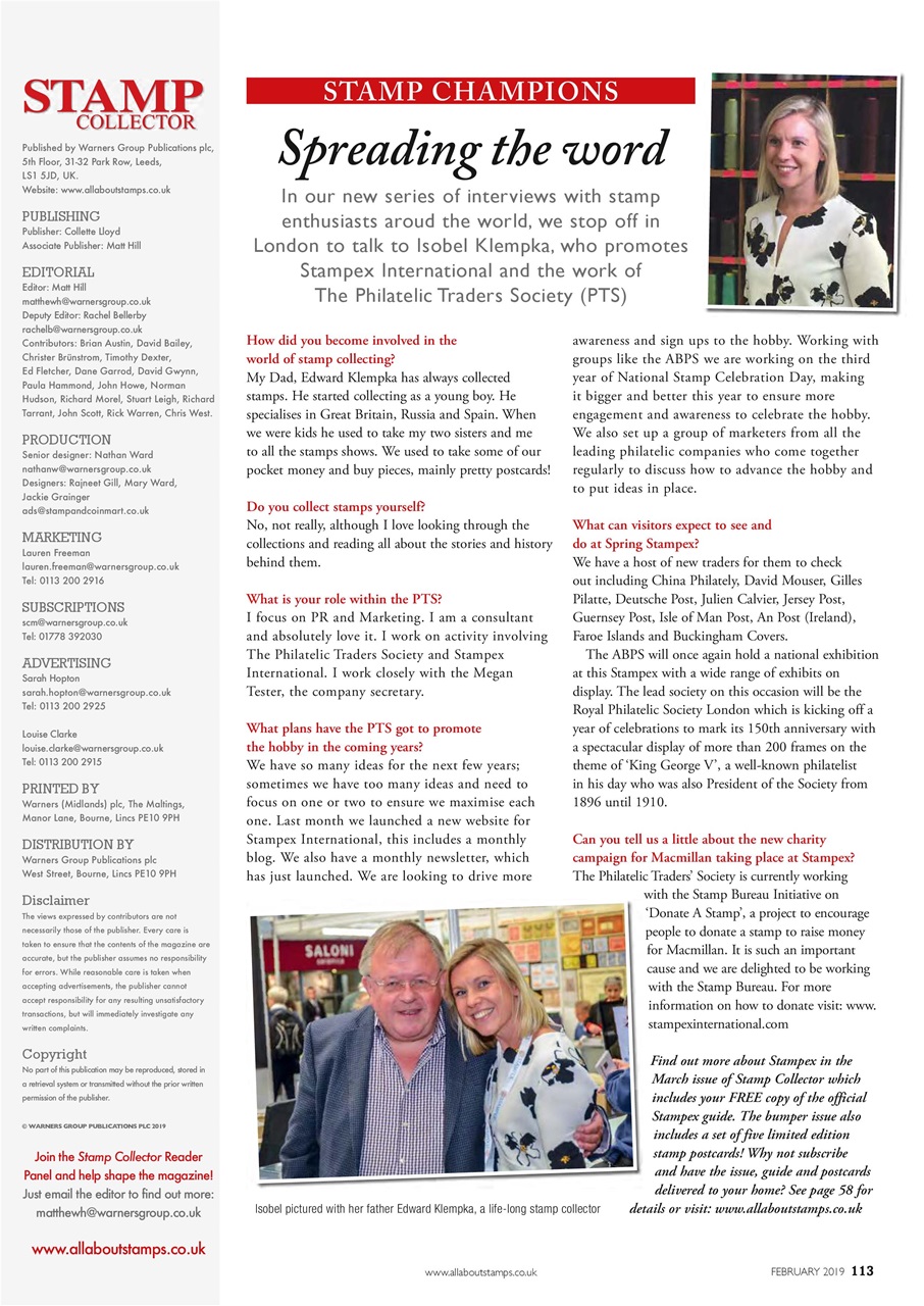 Stamp Collector Preview Pages