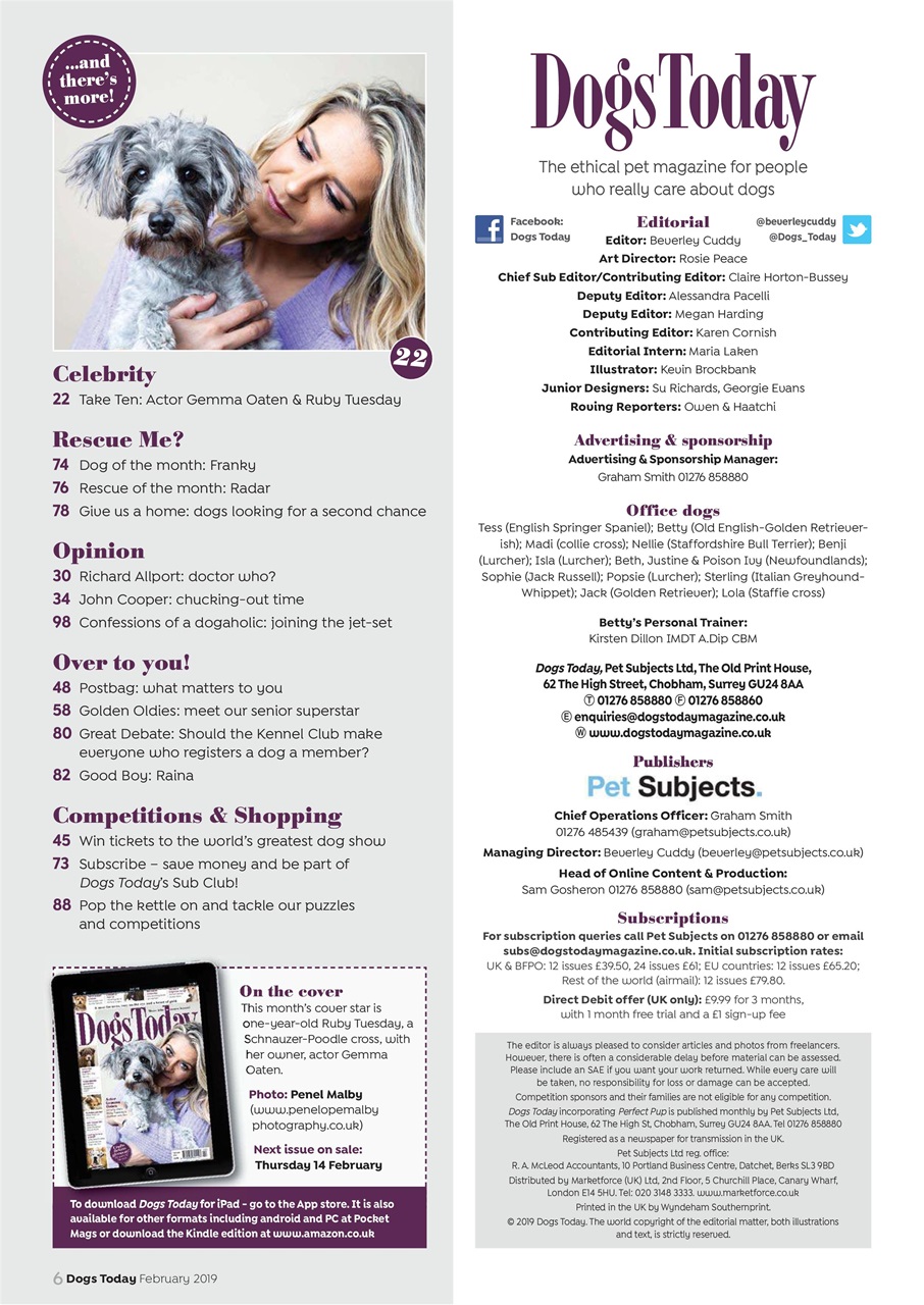 Dogs Today Magazine Preview Pages