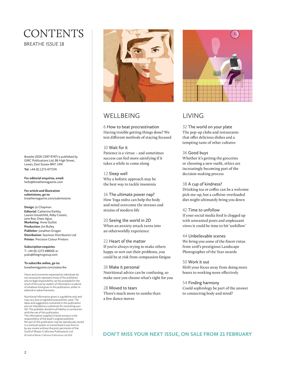 Breathe Preview Pages