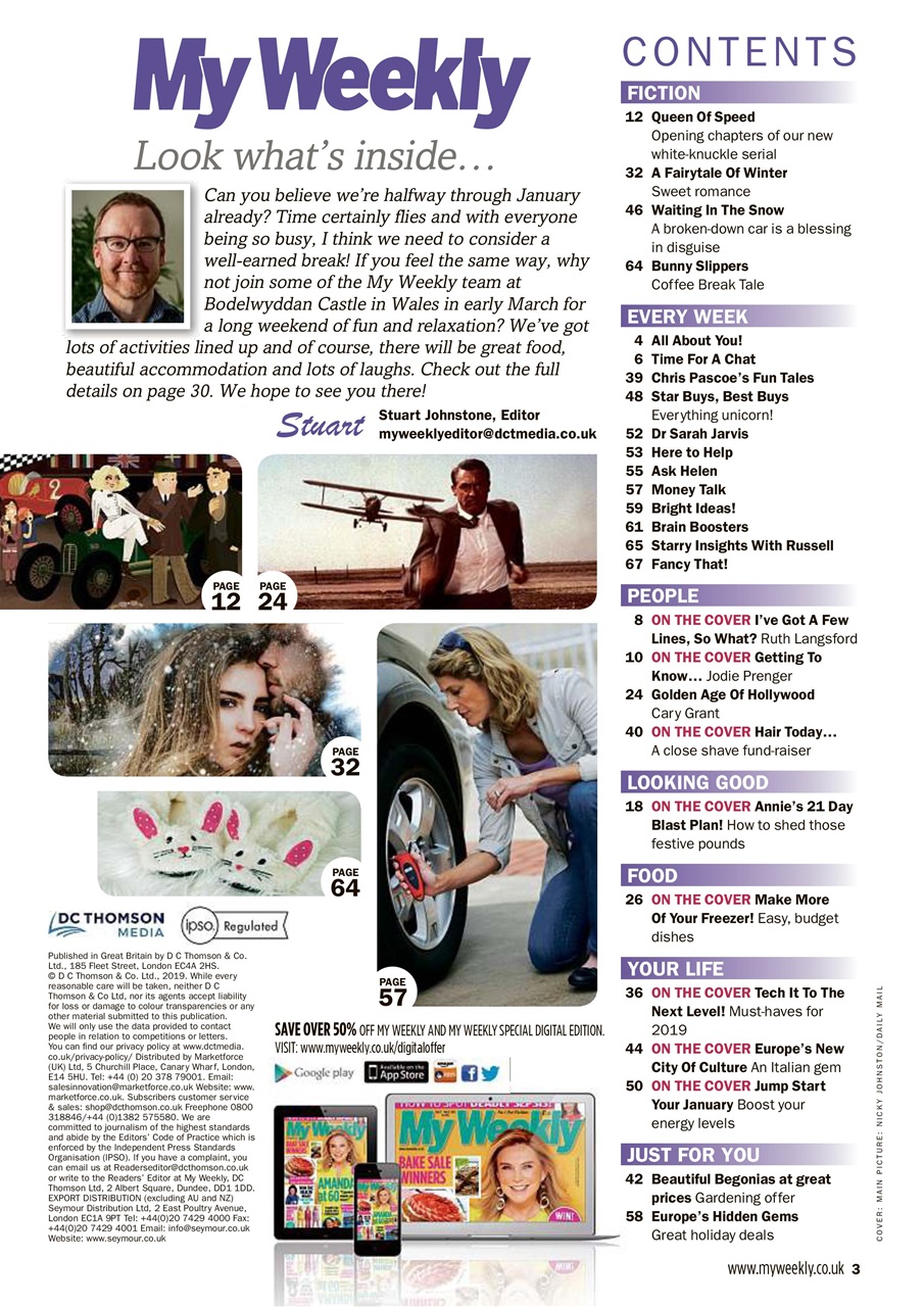 My Weekly Preview Pages