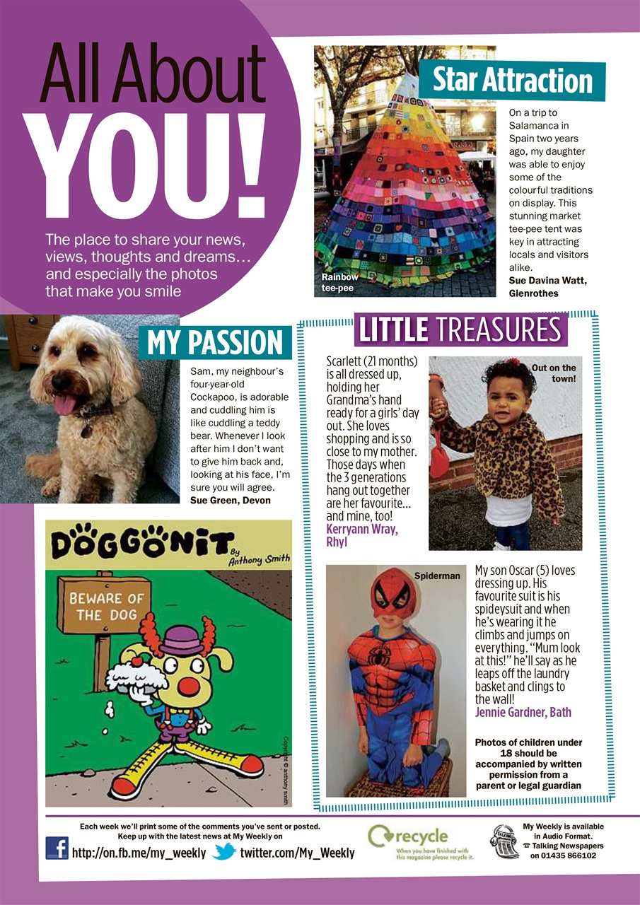 My Weekly Preview Pages