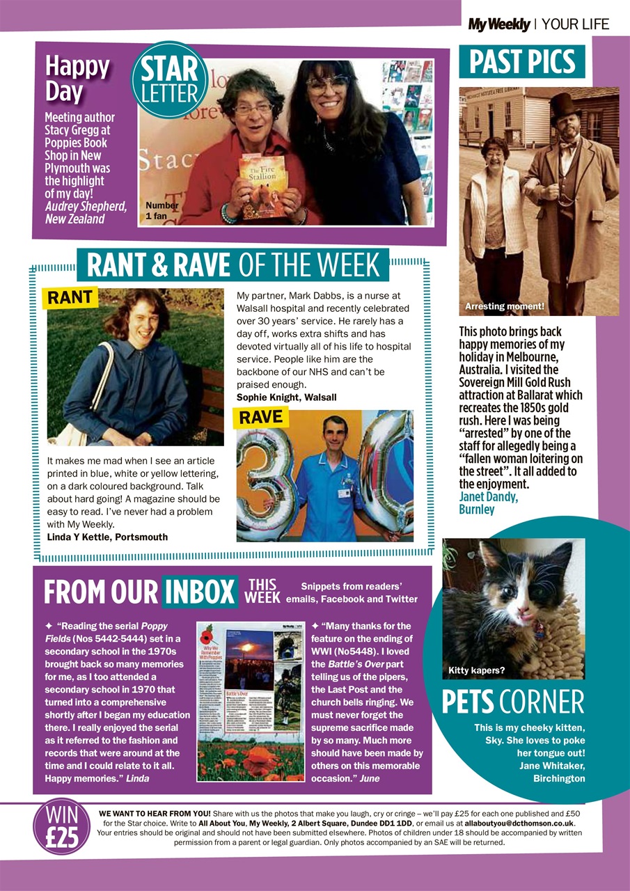 My Weekly Preview Pages