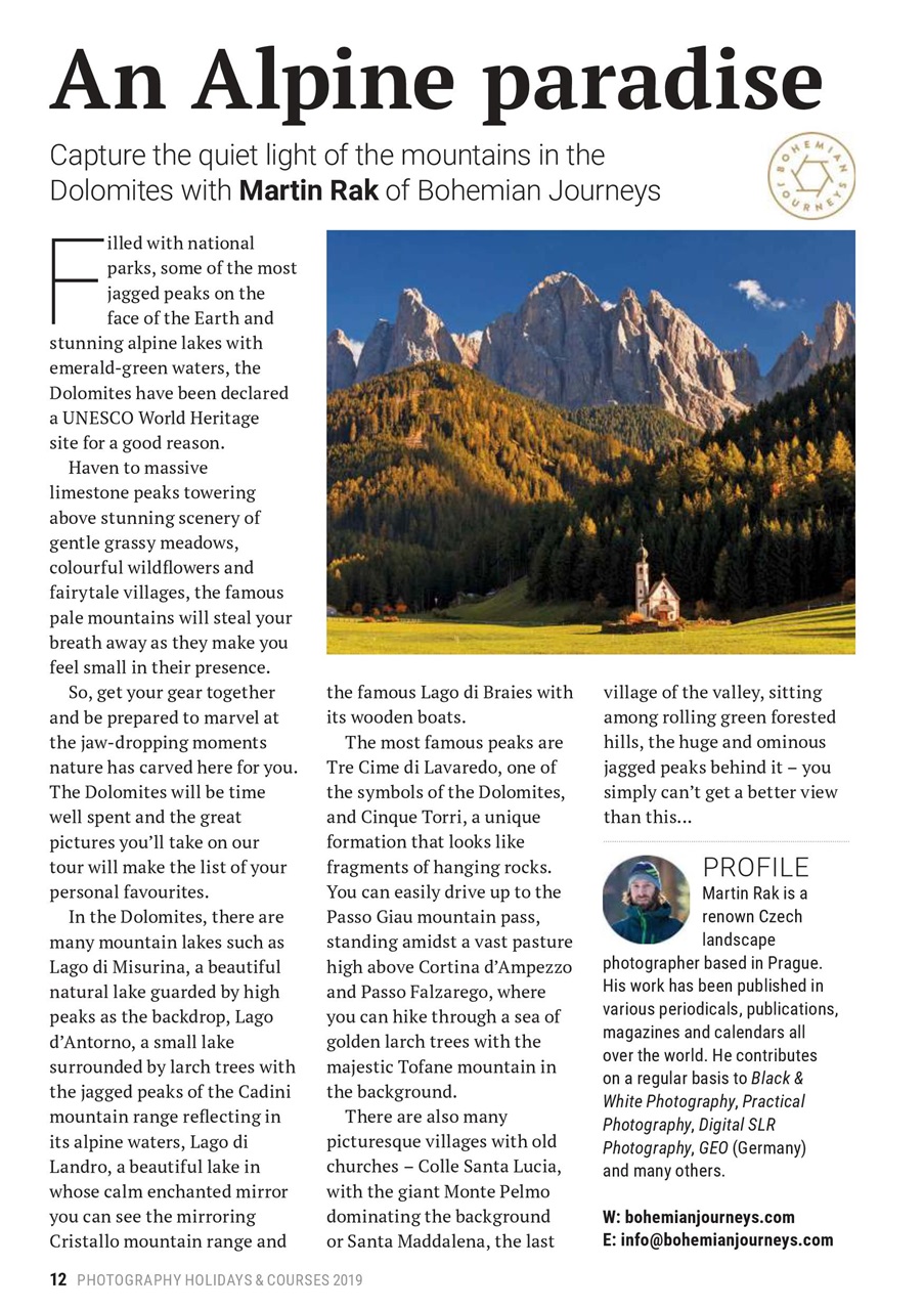 Outdoor Photography Preview Pages