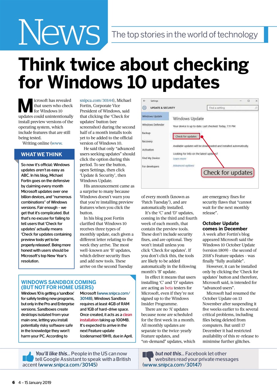 Computer Active Preview Pages