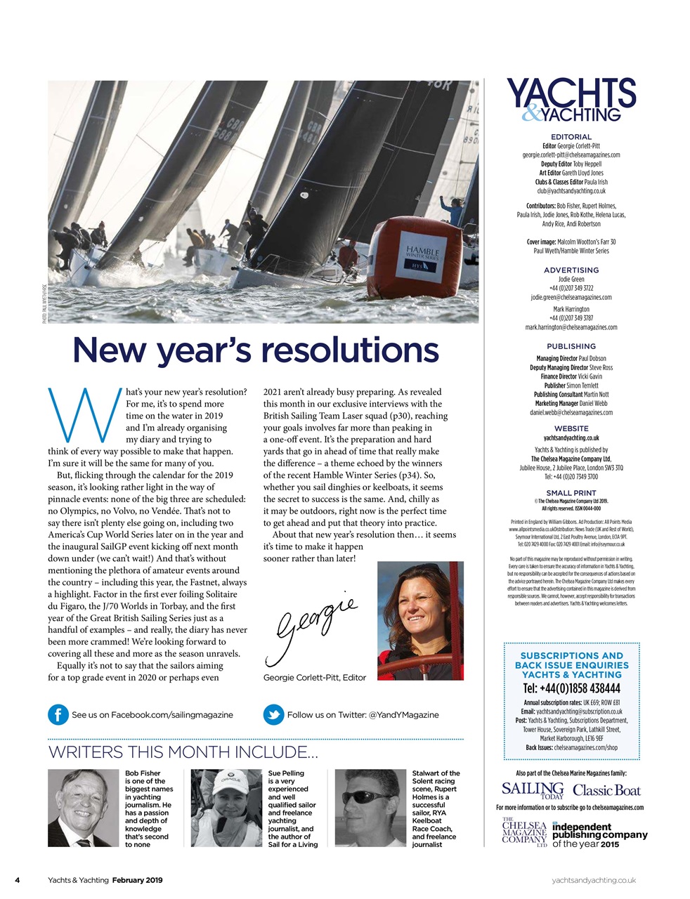 Yachts & Yachting Preview Pages