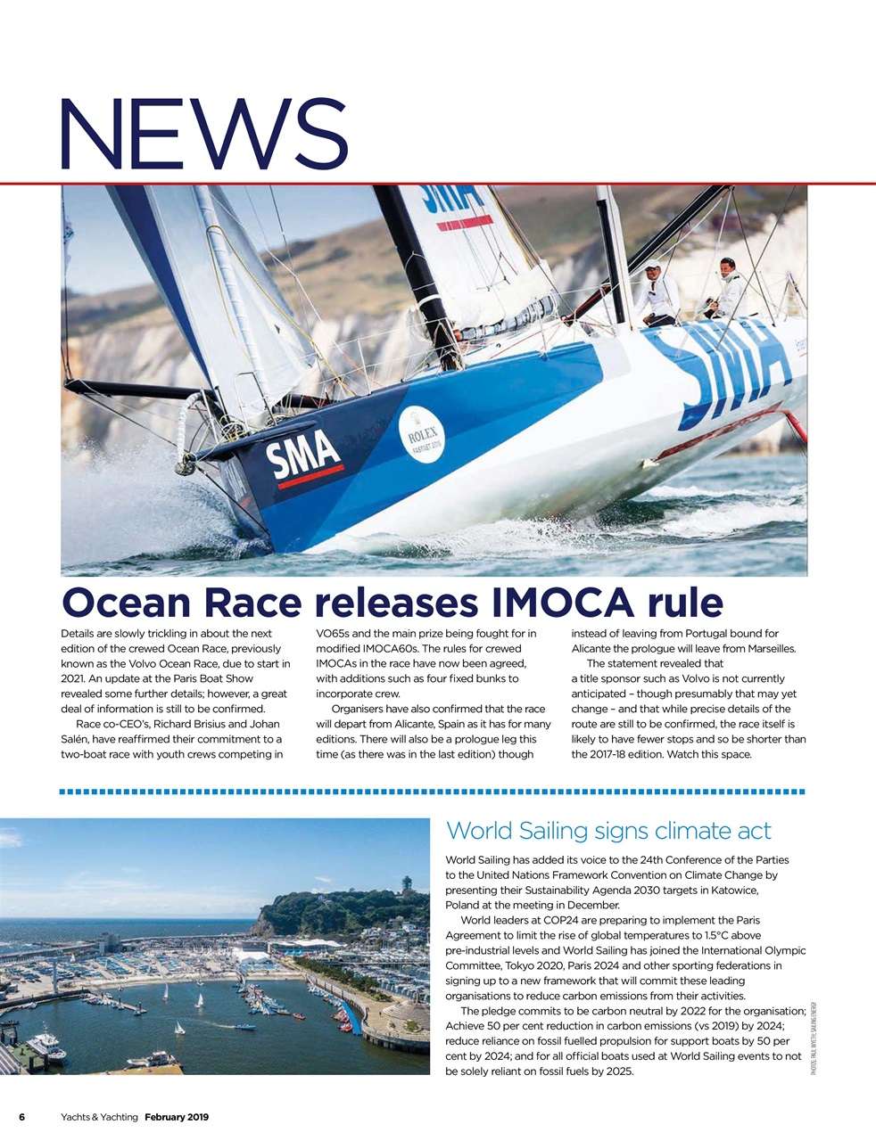 Yachts & Yachting Preview Pages